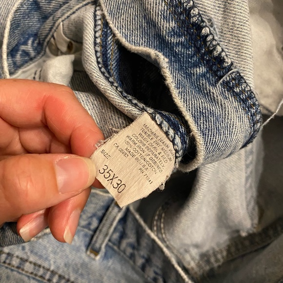 COPY - ✨LLBEAN Classic Vintage Super-Worn Broken-In Jeans Size 35x30 Unisex✨ - Picture 8 of 15
